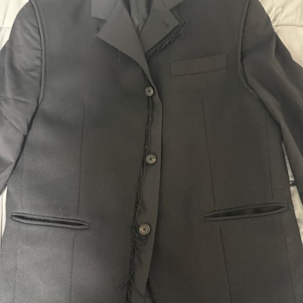 Stu office 다이애그널 레이어드 블레이저 L사이즈