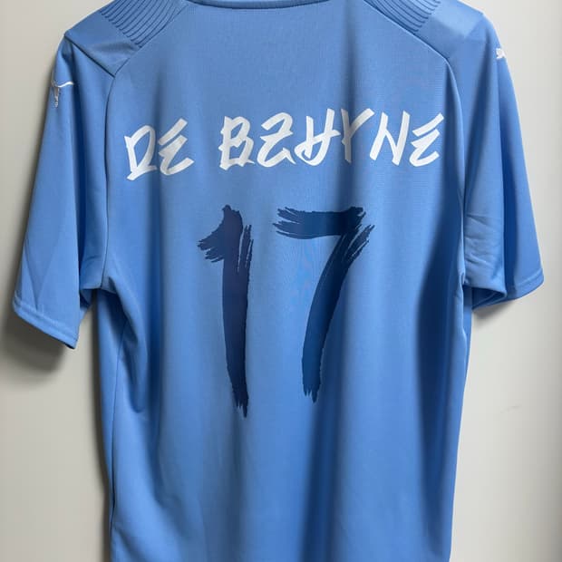 23/24 맨시티 유니폼 데브라이너 스페셜 폰트 L