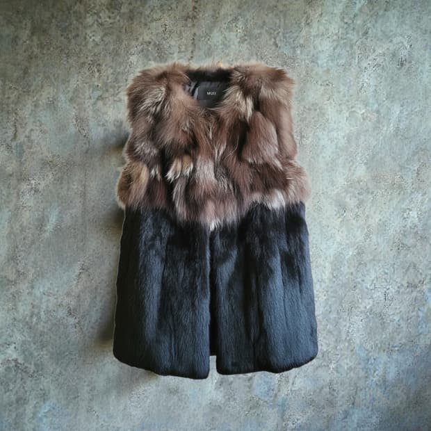 MUUI(무이) 천연 폭스퍼 + 토끼퍼 베스트(55)