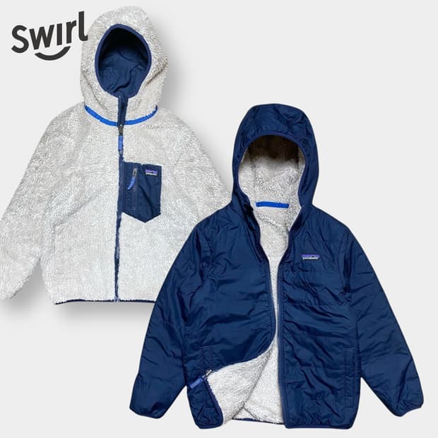 🌊 patagonia Reversible Retro-X후디 아동