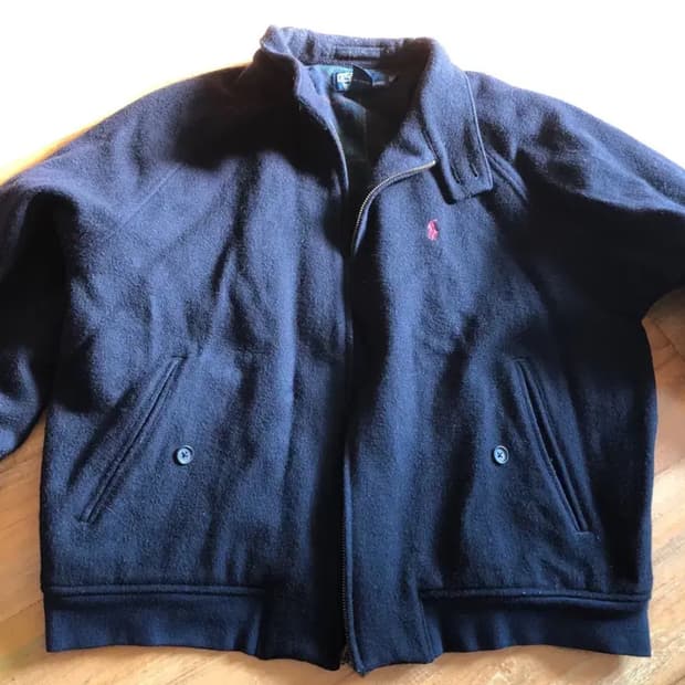폴로 블루종 재킷