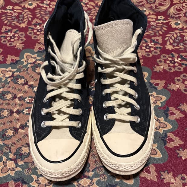 [260] 피어오브갓 피오갓 x 컨버스 콜라보 척 70 하이 블랙