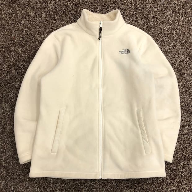 노스페이스 아이보리 플리스 후리스 자켓