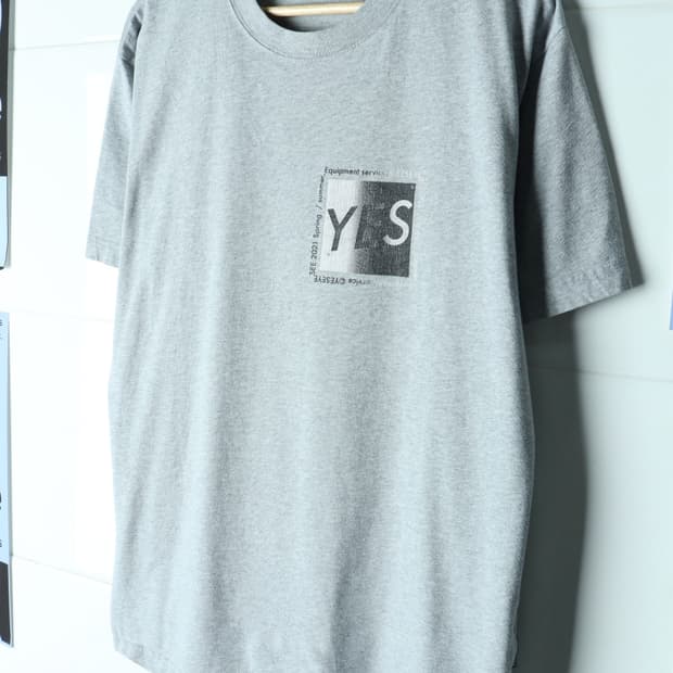 (XL-2XL) 예스아이씨 반팔 티셔츠 그래픽 그레이 스트릿-H34387