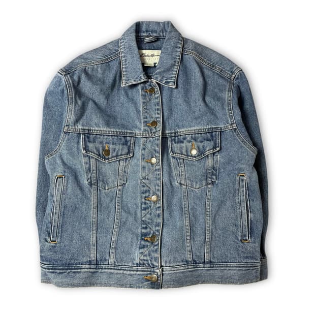 에디바우어 연청 투포켓 데님 자켓 S
