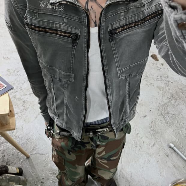 Scot.Inc distressed work jacket