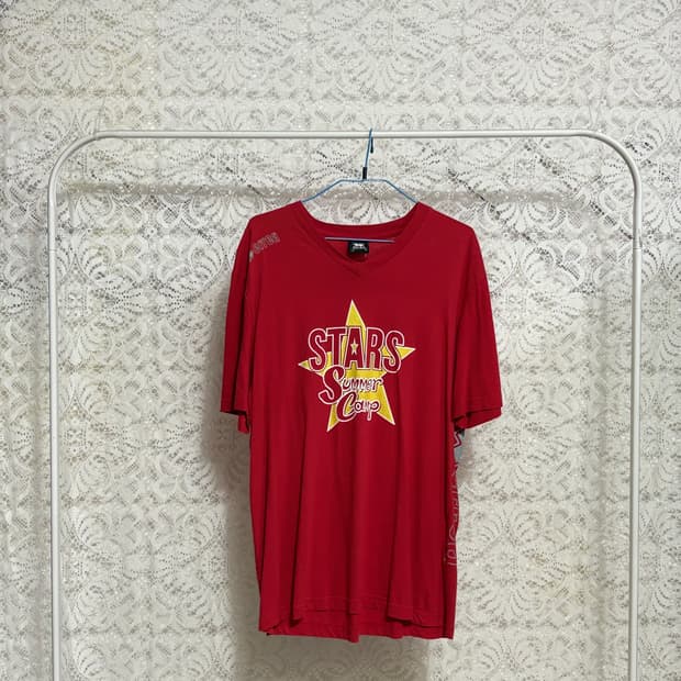 Errea vintage red color t-shirt