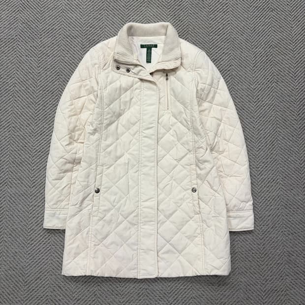 로렌 랄프로렌 큍팅 롱 자켓 v1962