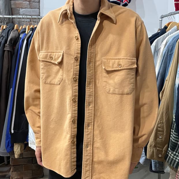 1980s L.L bean USA 엘엘빈 플란넬 셔츠