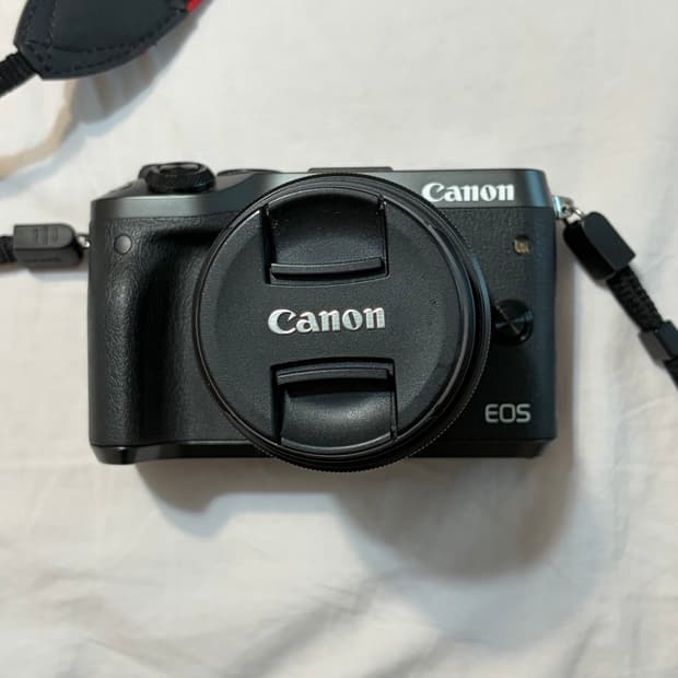 캐논 EOS M6 미러리스 카메라