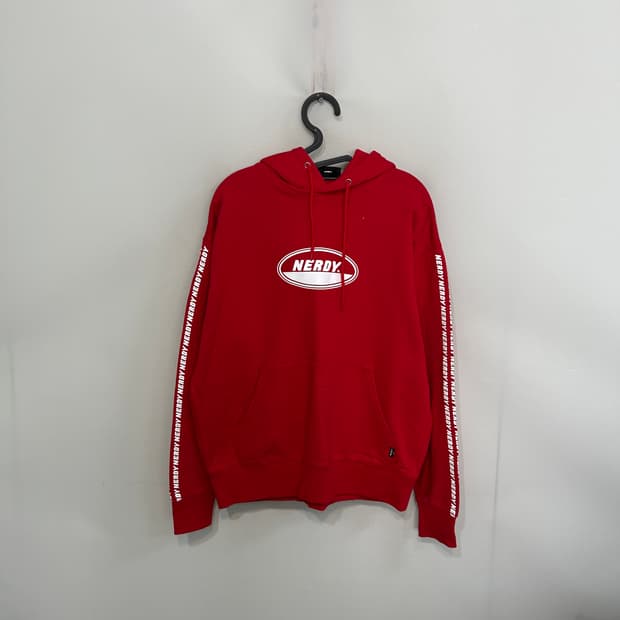 널디 스카치 라인 오버핏 후드티 S 남녀공용