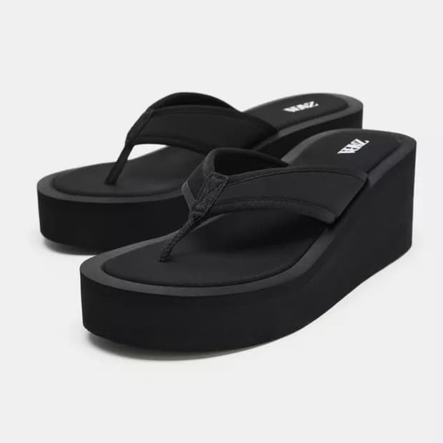자라 zara 플랫폼 샌들 쪼리