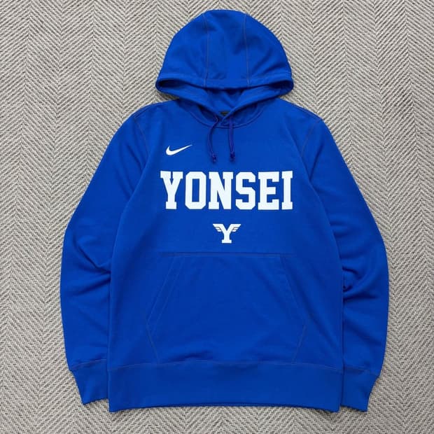 나이키 연세 프린팅 후드티 v2329