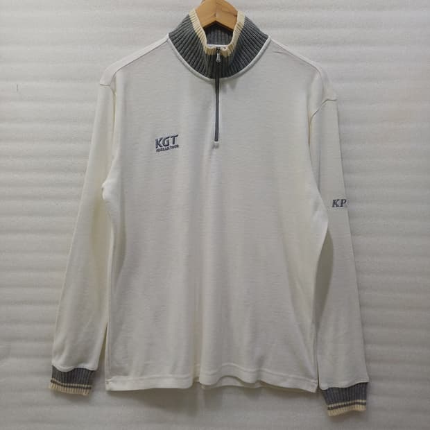 어헤드 KGT 골프 따뜻한 반폴라 반집업 니트 남성 L XL 사랑봉봉