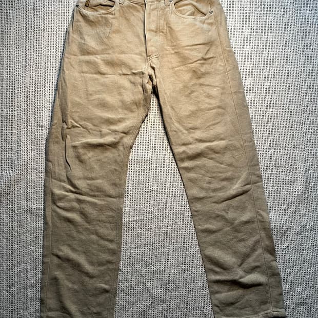 armani jeans vintage cotton pants