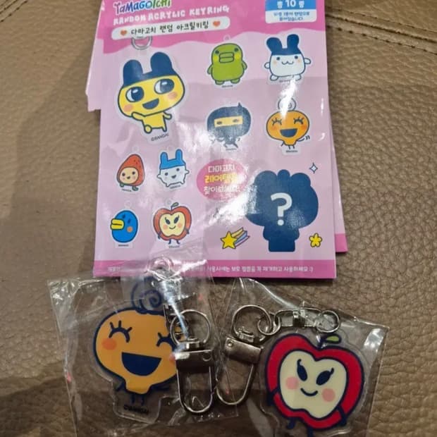 다마고치 랜덤 아크릴 키링 미개봉 메메치 링고치 판매