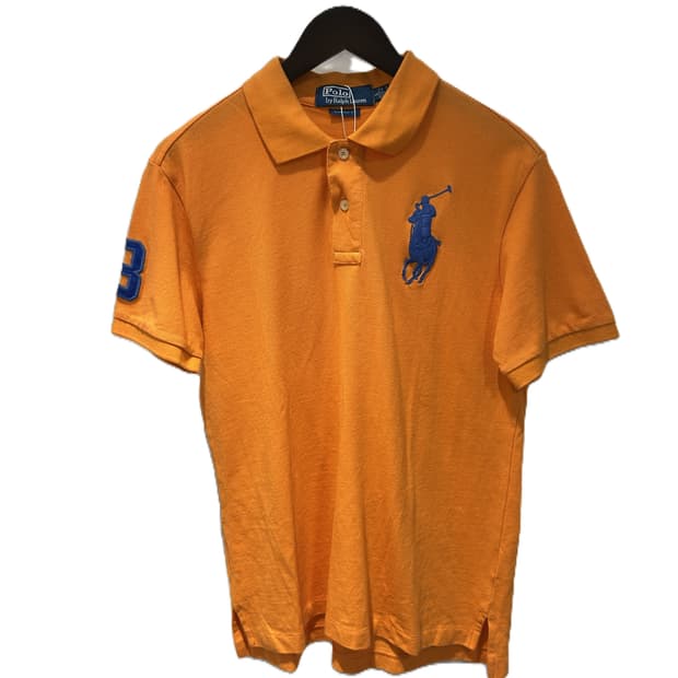 폴로 랄프 로렌 빅 포니 메시 폴로 셔츠 오렌지