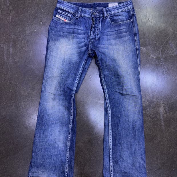 디젤 빈티지 워싱 부츠컷 플레어핏 청바지 데님팬츠 34