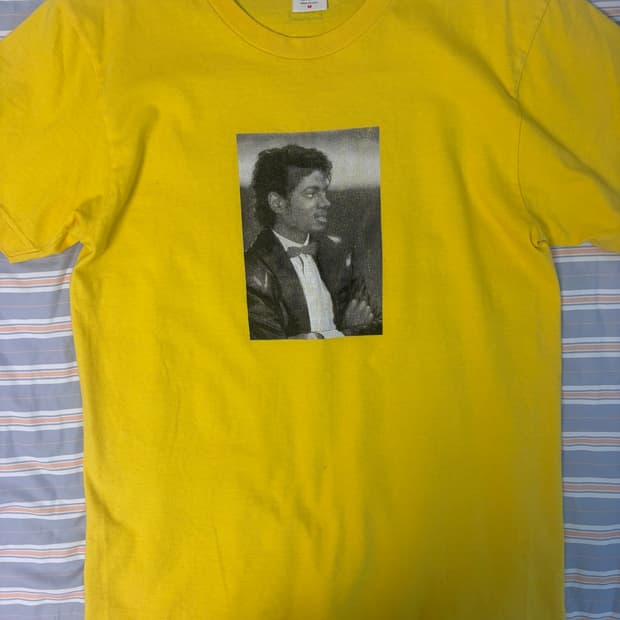 Supreme 17ss 마이클잭슨 yellow (m)
