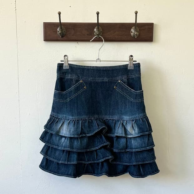 L’EST ROSE 데님 미니스커트