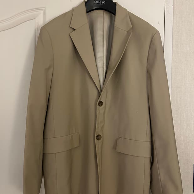 코스 울 블레이져 베이지