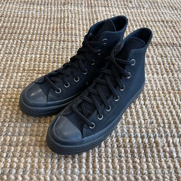 [230]컨버스 척70 올블랙 하이 