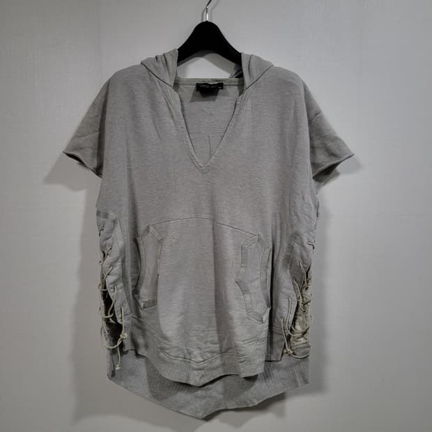 Number nine 09ss 레이스업 후디 베스트