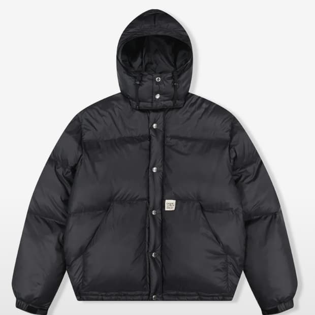 예스아이씨 후디 후드 패딩 블랙 L