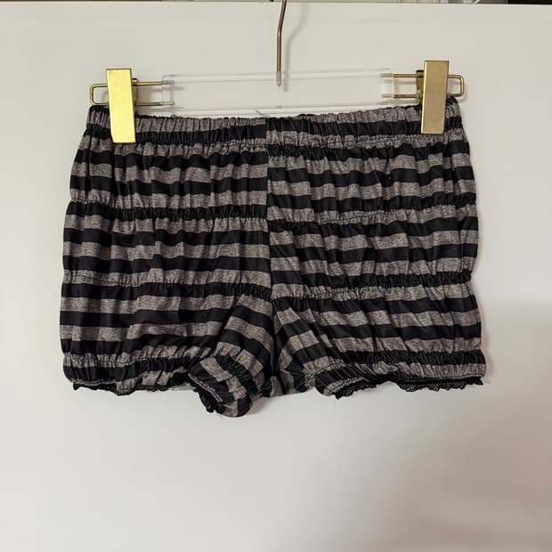 새상품 여자 스트라이프 레이스 팬츠