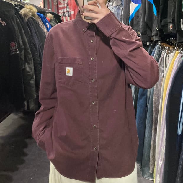 [IM]칼하트 긴팔셔츠 브라운