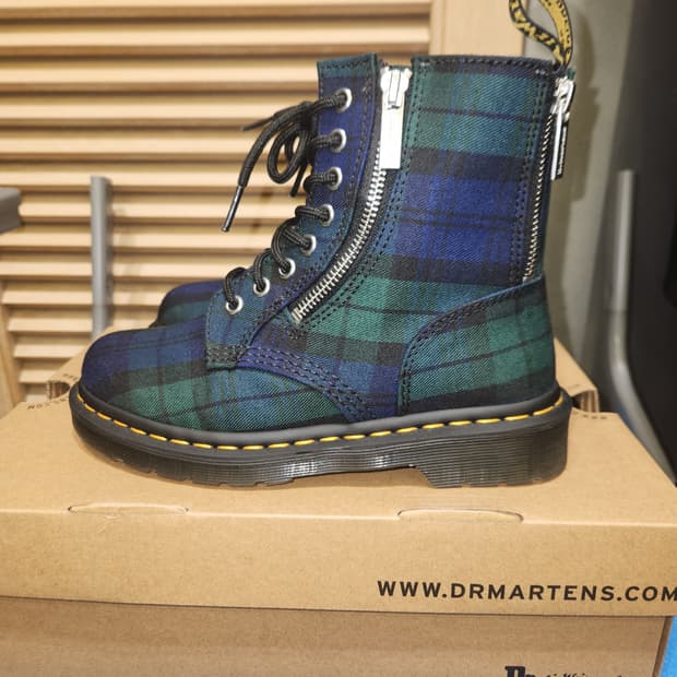 [희귀] 닥터마틴 1460 집 블랙 워치 타탄 (UK4/230)