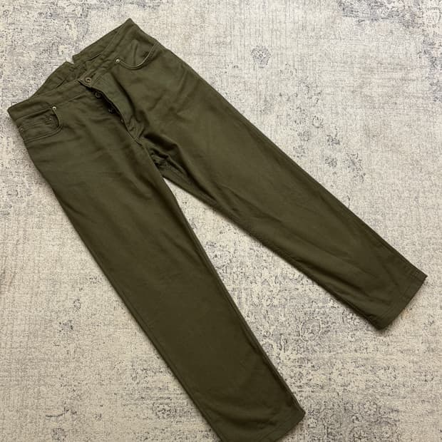 톰브라운 코튼 팬츠