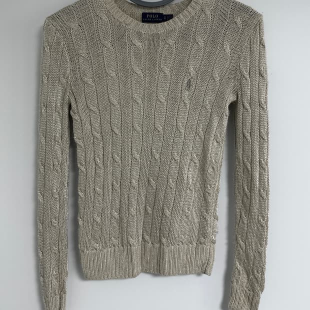 [폴로 랄프로렌] 여성 케이블 니트