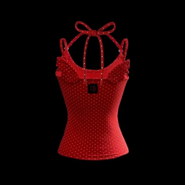 [새상품] toh Bheart 티오에이치 비하트 슬리브리스 레드