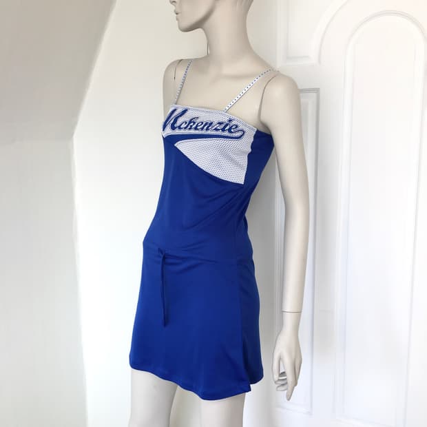 Sporty Blue Slim Fit Dress