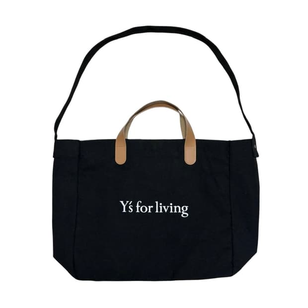 Y's for living 로고 캔버스 토트백