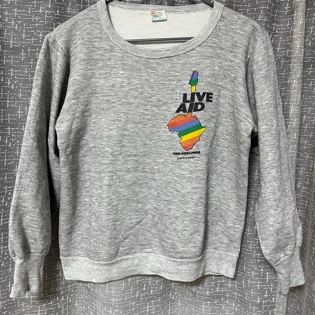 80s Live Aid sweatshirt