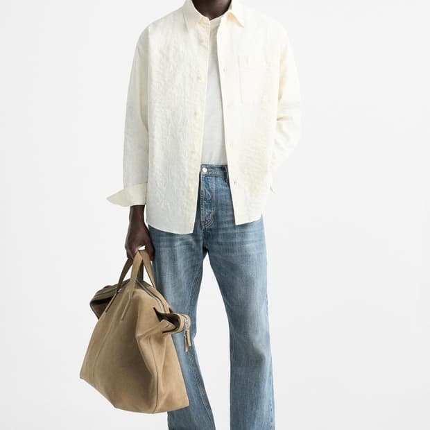 자라 스웨이드 첼시부츠 탄 앵클 /43