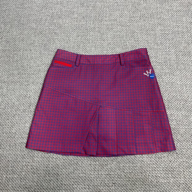 루이까스텔 블루 L 사이즈 폴리에스터 혼방 스커트