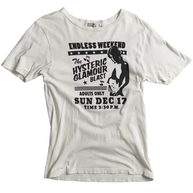 히스테릭 글래머 반팔 티셔츠