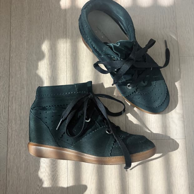 이자벨마랑 에뚜왈 바비 웨지스니커즈