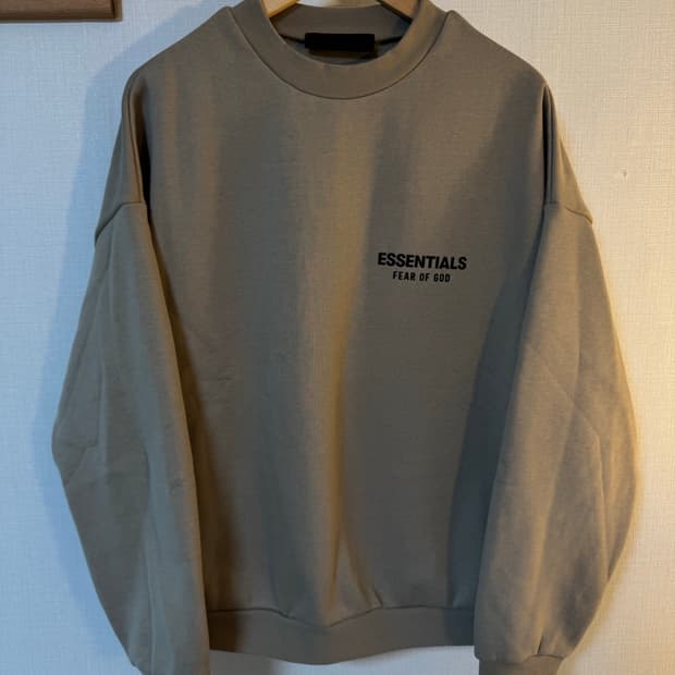 [S]에센셜 피어오브갓 크루넥 데저트 샌드 맨투맨 24FW