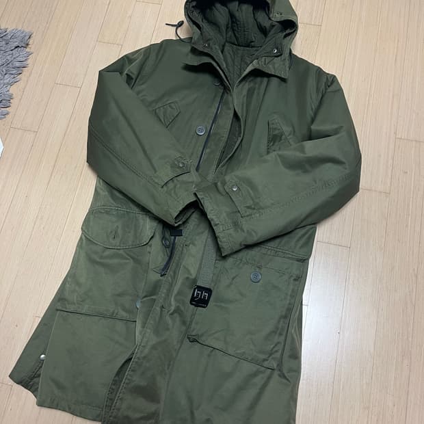 uniform bridge 후드 야상코트