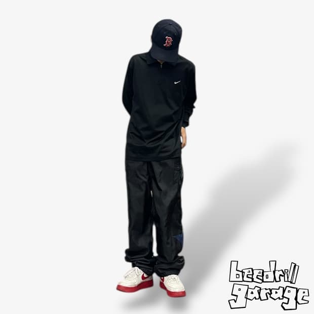 리복 누빔 우븐팬츠