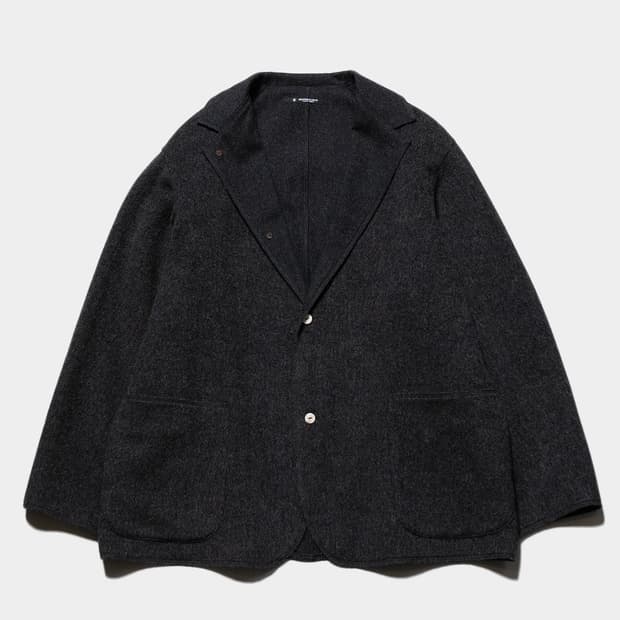 마티앤선즈 25aw 캐시/울/린넨 자켓 차콜 3