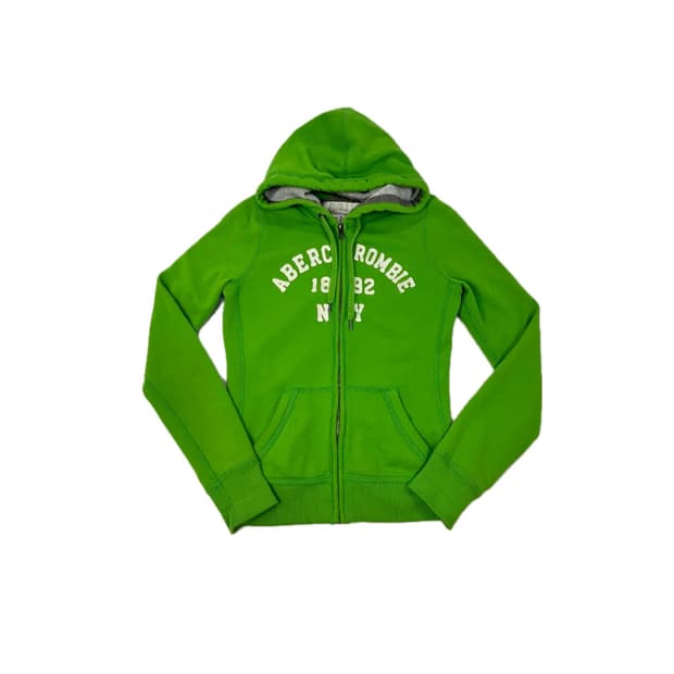 아베크롬비 Abercrombie말차 그린 후드 집업 s
