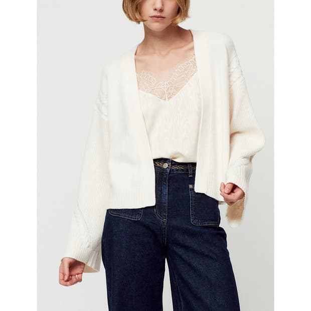 베르니스 23 캐시미어 울 니트 가디건