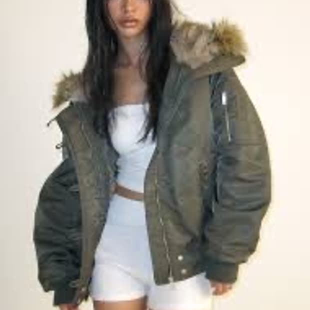 블랙업 누닐 퍼트리밍 자켓 새상품