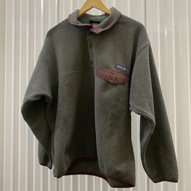 12FW 파타고니아 신칠라 스냅-T 딥올리브 / 브라운 포켓