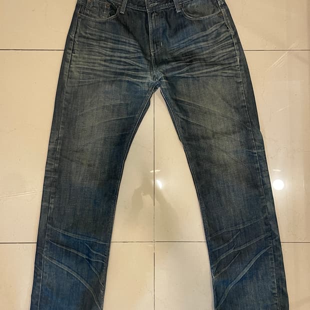 빈티지 워싱 데님